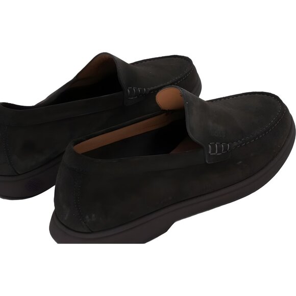 BOSS Sienne Suede Loafers Dark Brown Slip-On Dress Casual Shoes Men's EU 44 - Picture 3 of 6